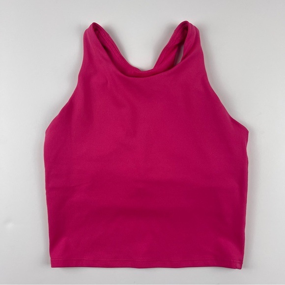 Athleta Girl Tulip Pink Long Distance Bra Large 12 - Picture 4 of 5